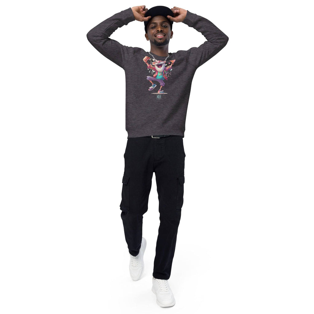 Unisex organic sweatshirt/Grandpa-Drinking