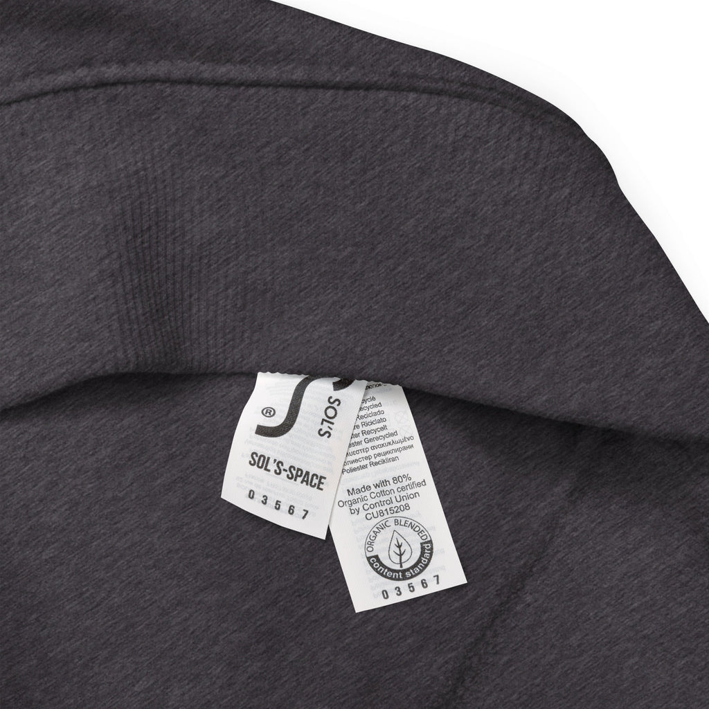 Unisex organic sweatshirt/Bear-Paw-Wild-Life
