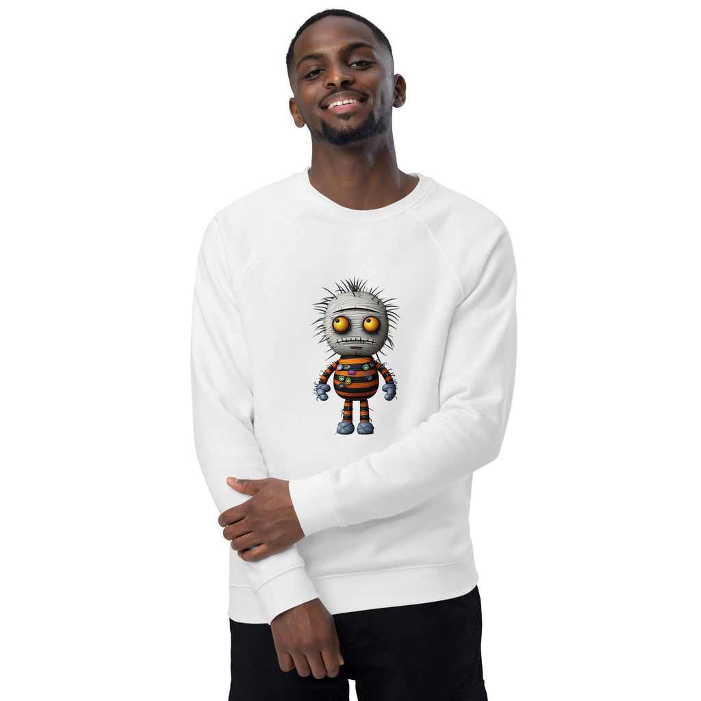 Unisex Organic Sweatshirt/Funny-Creepy-Doll