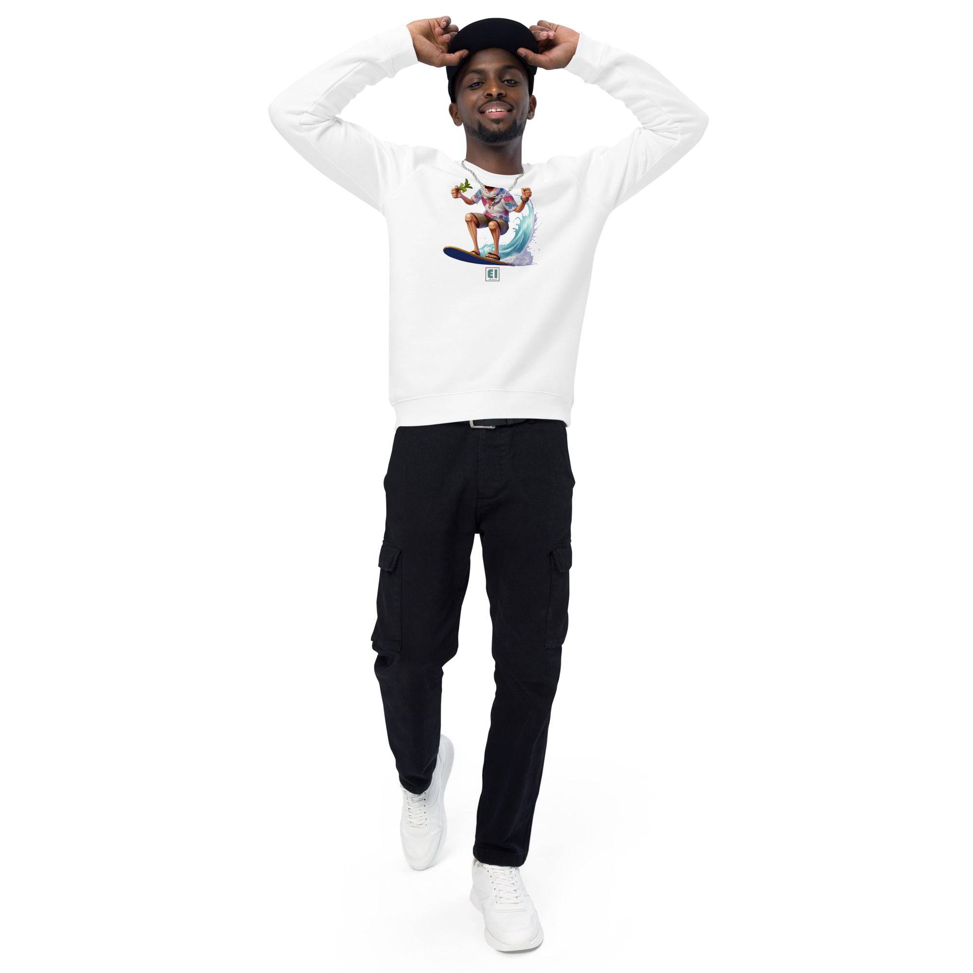 Unisex organic sweatshirt/Grandpa-Surfin